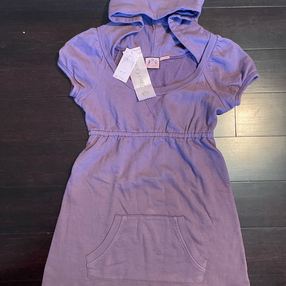 Juicy Couture Purple Hooded Dress